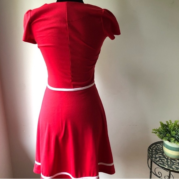 Rocksteady Pinup Red Dress - Picture 2 of 10